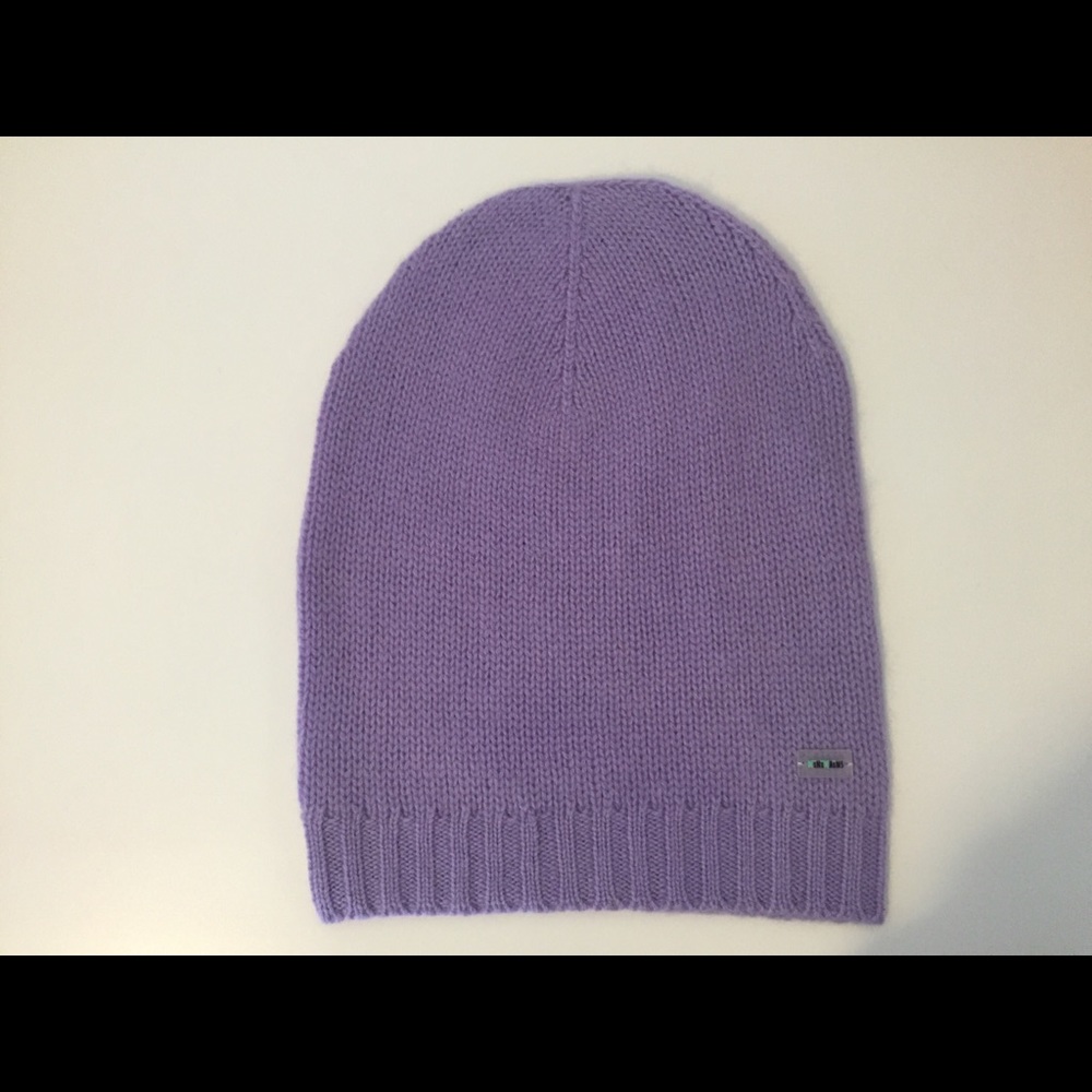 MINIMAINS Cashmere Beanie Hat, lavendar, Size 1-2Y